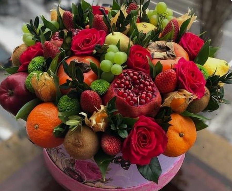 Пазл «Фруктово-цветочный букет» из 208 элементов | Собрать онлайн пазл ...