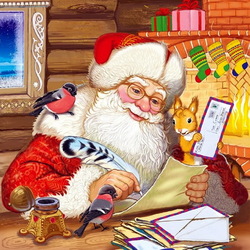 Пазл: Почта Деда Мороза 