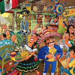 Пазл: Мексиканский ресторан