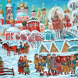 Пазл: Русская зима