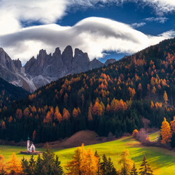 Пазл: Осень в Альпах