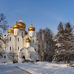 Пазл: Голубые небеса - золотые купола