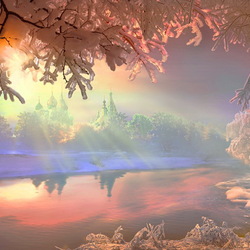 Пазл: Солнечное зимнее утро