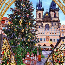 Пазл: Праздничная Прага