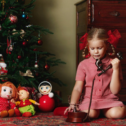 Пазл: Дед Мороз на проводе