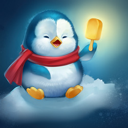 Пазл: Пингвинёнок