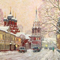 Пазл: Зима в Москве