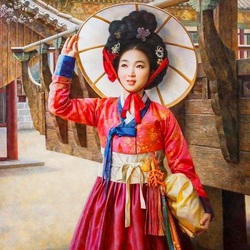 Пазл: Кореянка