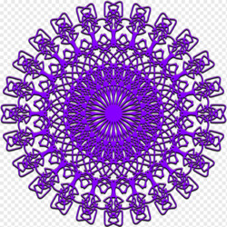 Пазл: Лиловая мандала