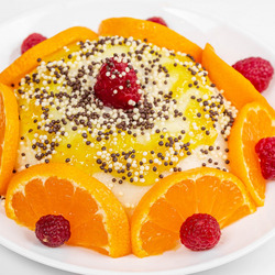 Пазл: Апельсиновый десерт