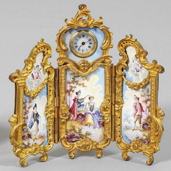 Пазл: Ширма с часами