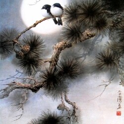 Пазл: Осенняя луна