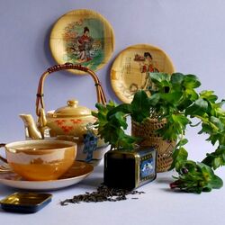 Пазл: Чайный натюрморт