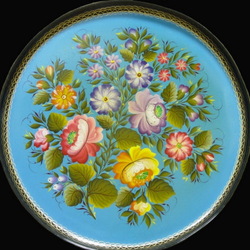 Пазл: Жостовский поднос