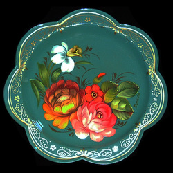 Пазл: Жостовский поднос