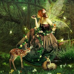 Пазл: В волшебном лесу