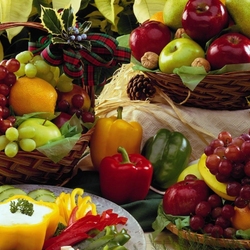 Пазл: Фрукты и овощи