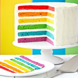 Пазл: Радужный торт