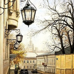 Пазл: Московские фонари