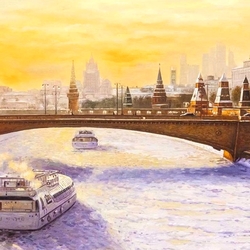 Пазл: Москва -  река