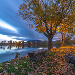 Пазл: Осень на озере