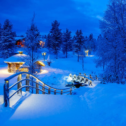 Пазл: Зимний вечер