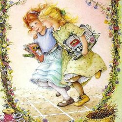 Пазл: Бегом в школу