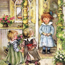 Пазл: В твой День рождения мы к тебе с цветами