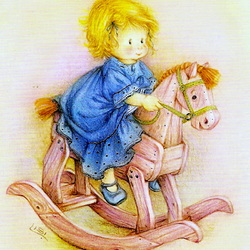 Пазл: Прокачусь я на лошадке