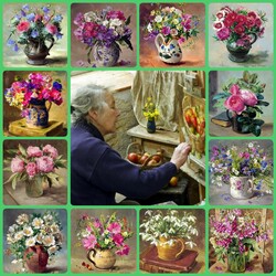 Пазл: Мир цветов Энн Коттерилл 