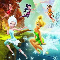 Пазл: Фея Динь-Динь и её друзья