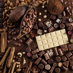 Пазл: Шоколадные конфеты 