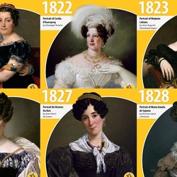 Пазл: Модные прически в живописи