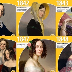 Пазл: Модные прически в живописи