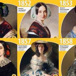 Пазл: Модные прически в живописи