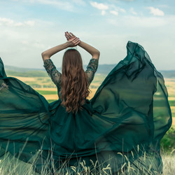 Пазл: Зеленое платье