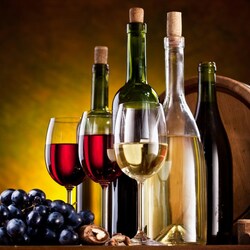 Пазл: Винный натюрморт