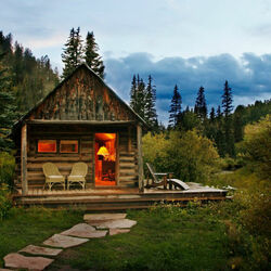 Пазл: Домик  в лесу