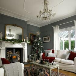 Пазл: Новогодний интерьер