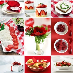 Пазл: Красный коллаж