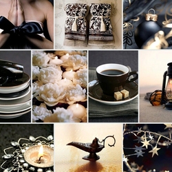 Пазл: Коричневый коллаж