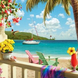 Пазл:  Тропический рай
