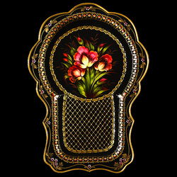 Пазл: Жостовский поднос