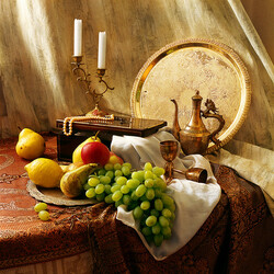 Пазл: Натюрморт в восточном стиле