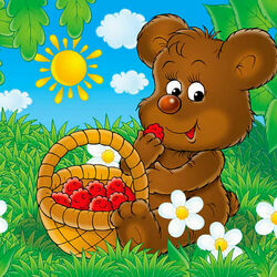 Пазл: Вкусная малина