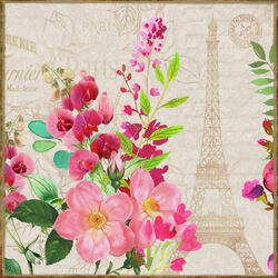 Пазл: Цветы Парижа