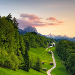 Пазл: Дорожка в Альпах