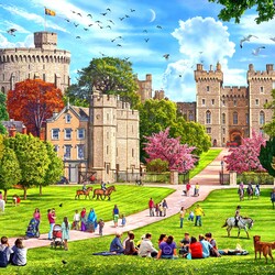Пазл: Королевская резиденция - Виндзорский замок