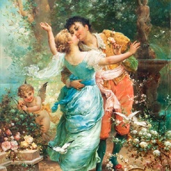 Пазл: Влюблённые