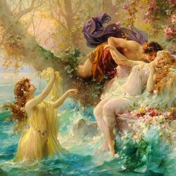 Пазл: Водяные нимфы